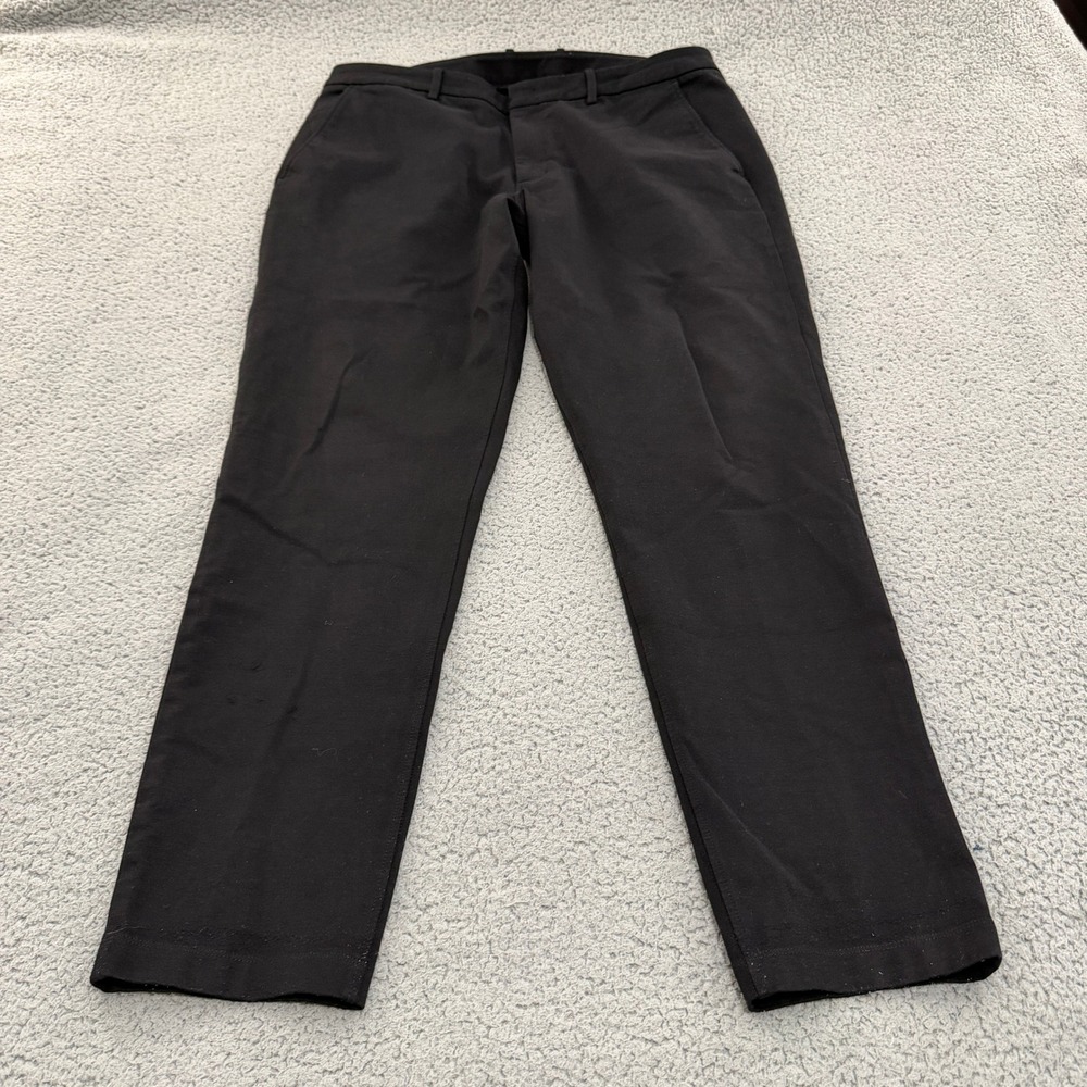 Kit and Ace Pants Mens Size 38x31 Black Stretch Trousers Cashmere Lyocell